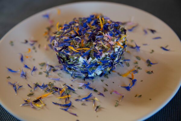 FROMAGE CHEVRE - Le P’ti Fleuri ‘Menthe’