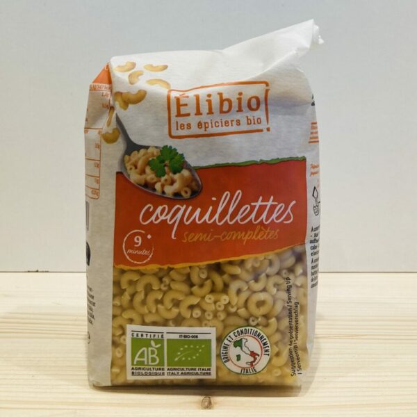 Coquillettes semi-complètes - BIO - 500g