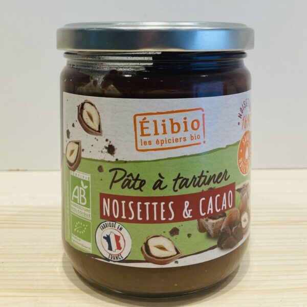 Pâte à tartiner noisettes et cacao - BIO - 400g