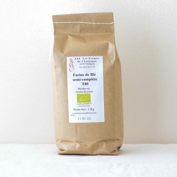 FARINE DE BLÉ T80 BIO 1KG - BIO