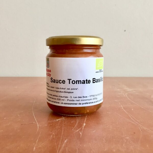 Sauce tomate basilic - 200g Bio