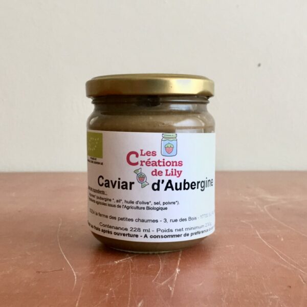 Caviar d'aubergine - 230g Bio