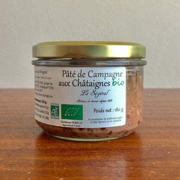 Pâté de Campagne aux Châtaignes - 180g - BIO