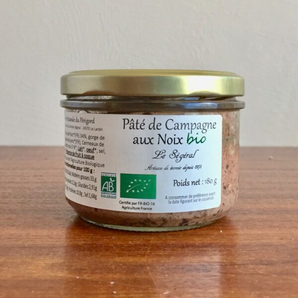 Pâté de Campagne aux Noix - 180G - BIO