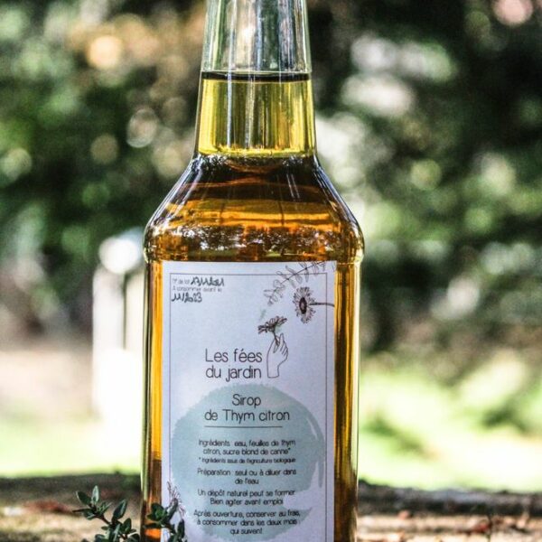 SIROP DE THYM CITRON - 25 cl