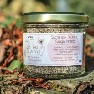 SUCRE AUX FLEURS DE SAUGE ANANAS - 100g