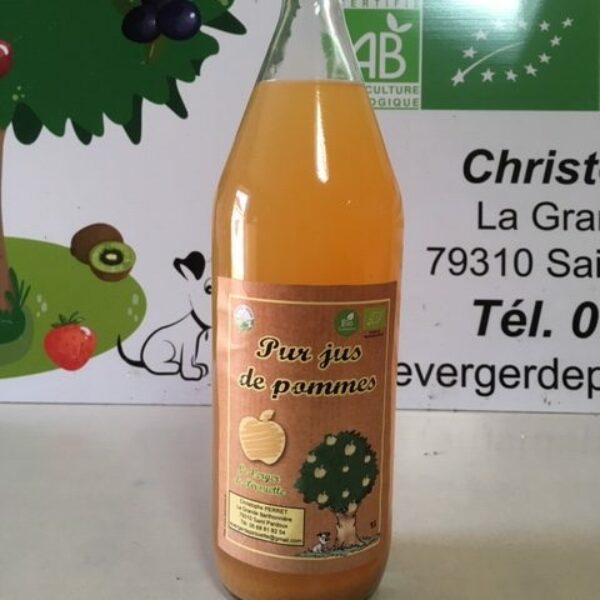 PUR JUS DE POMMES BIO ET BIOCOHERENT - 1L