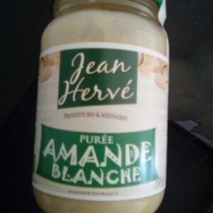 PUREE D'AMANDES BLANCHES BIO - 350G